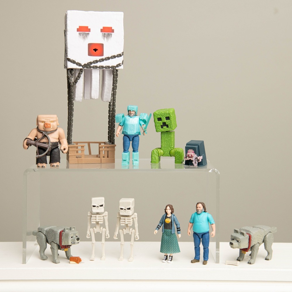 Mattel A Minecraft Movie Action Figure 11pc Lot Steve Jack Black Ghast Creeper